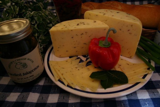 Yogurt Cheese with Jalapenos