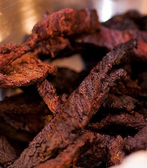 homemade beef jerky